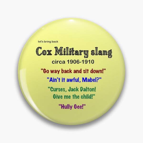 Item preview, Cox Military Slang circa 1906 - 1910 - Betsy-Tacy designed and sold by TheresaSapphire.