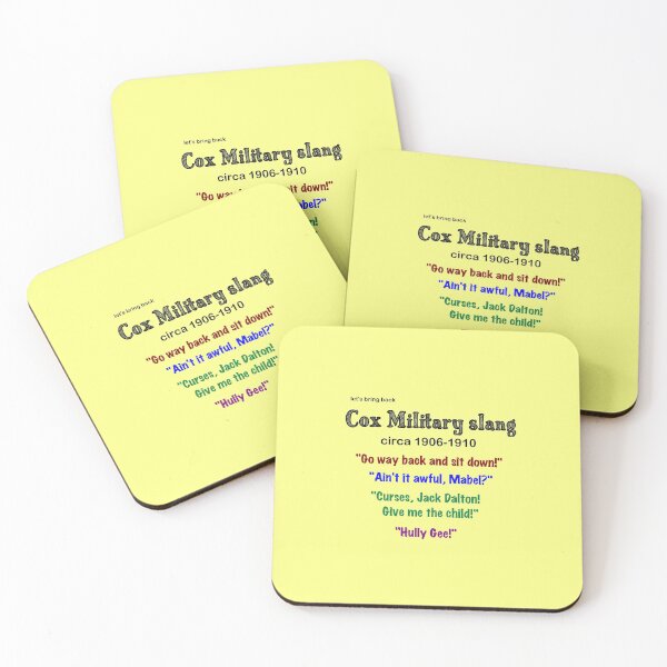 Item preview, Cox Military Slang circa 1906 - 1910 - Betsy-Tacy designed and sold by TheresaSapphire.