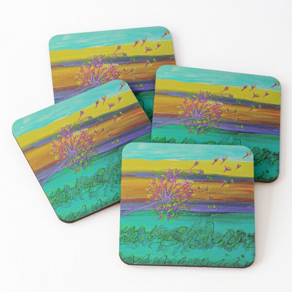 Item preview, dandelion flying in the breeze designed and sold by dfwilliamson.
