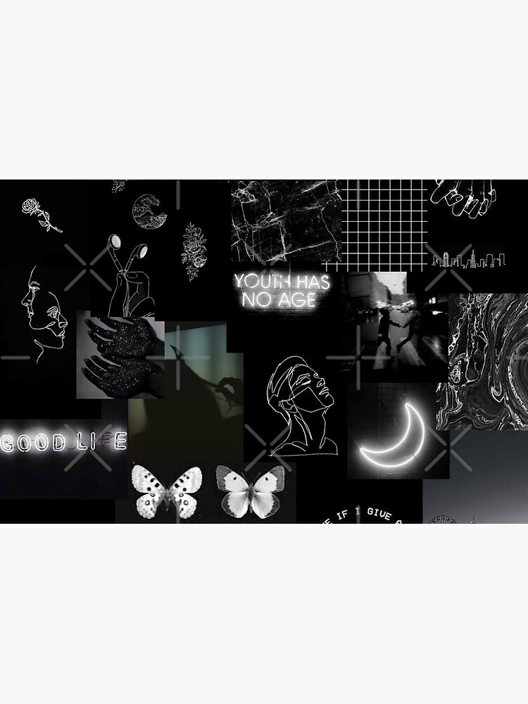 Black deals collage wallpaper