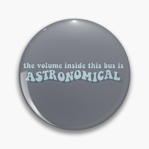 Item preview, the volume inside this bus is astronomical blue wavy sticker designed and sold by spillthebeenz.