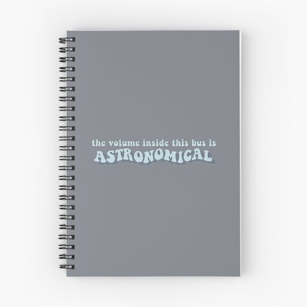 Item preview, the volume inside this bus is astronomical blue wavy sticker designed and sold by spillthebeenz.
