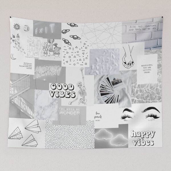 Item preview, white aesthetic collage designed and sold by morgananjos.