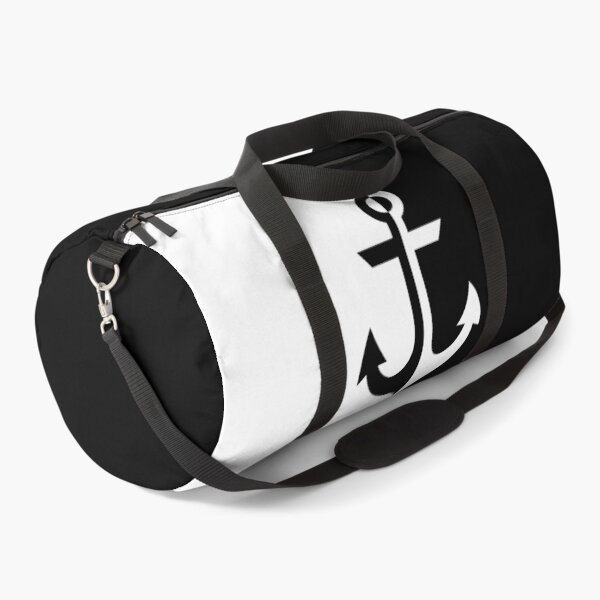 Item preview, Nautical White and Black Anchor designed and sold by IoanaHraball.