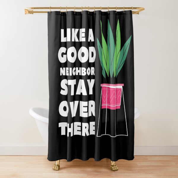 neighbor day Shower Curtain