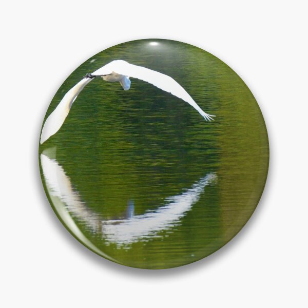 Item preview, Calligraphy over the Lake: Great Egret designed and sold by David3209.