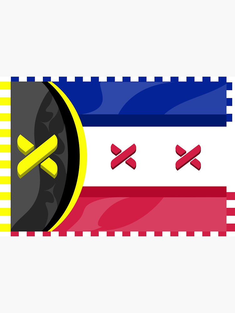 "lmanburg flag 3D" by Artslovadesign Redbubble