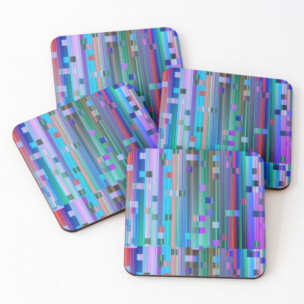 Item preview, Abstract Scattered Square Colorful Pattern designed and sold by royalblewitup.