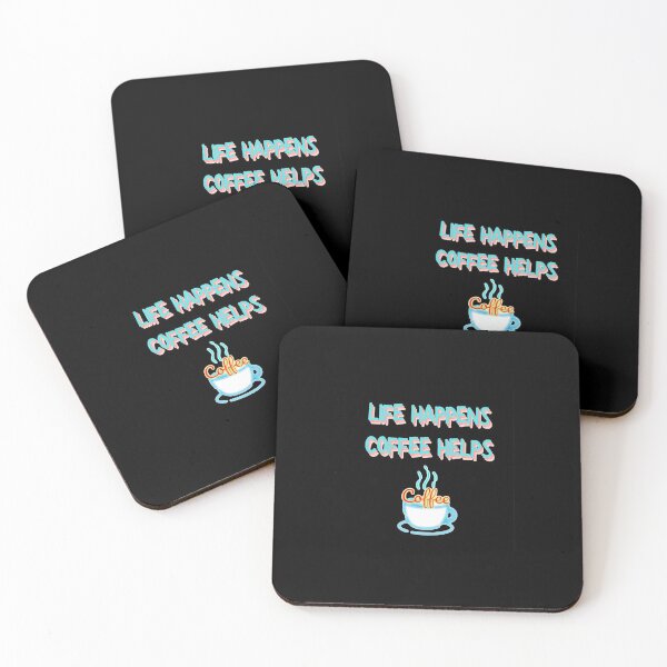 Item preview, Life happens coffee helps designed and sold by Monkey204.