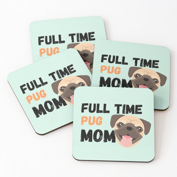 Item preview, Full Time Pug Mom designed and sold by milkasweet.