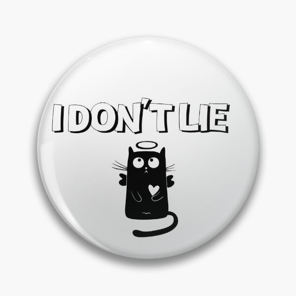 Item preview, white lie party "I DON'T LIE" designed and sold by Peaceful Life Co.