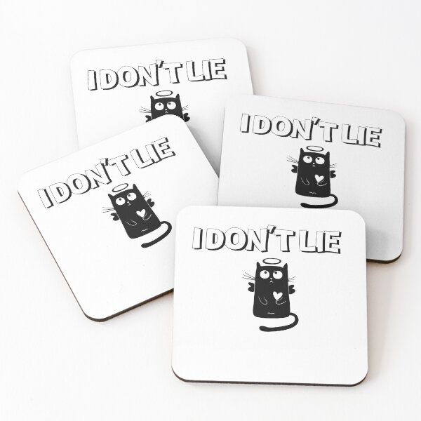 Item preview, white lie party "I DON'T LIE" designed and sold by Peaceful Life Co.