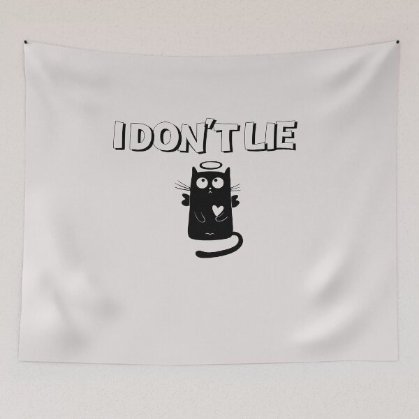 Item preview, white lie party "I DON'T LIE" designed and sold by Peaceful Life Co.