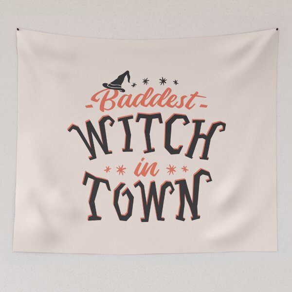 Item preview, Baddest witch in town - Haloween funny and cute designed and sold by missmarylin.