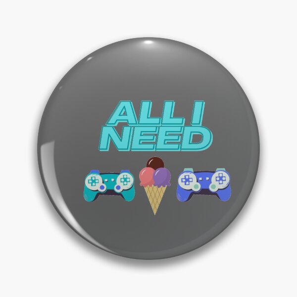 Item preview, All i need is games and ice cream designed and sold by Monkey204.