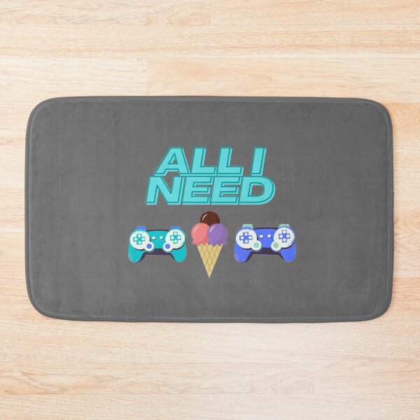 Item preview, All i need is games and ice cream designed and sold by Monkey204.