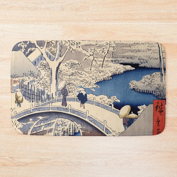 Item preview, Meguro Drum Bridge and Sunset Hill - Hiroshige - 1857 designed and sold by CJET.