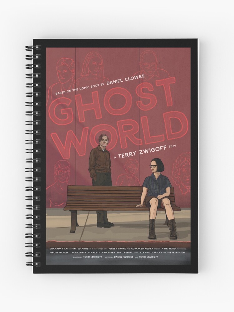 Ghost World alternative movie poster Thora Burch Scarlett Johansson Steve Buscemi Spiral Notebook