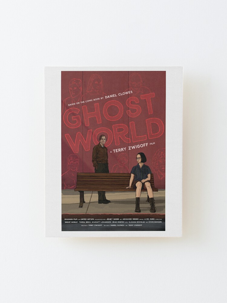 Ghost World alternative movie poster Thora Burch Scarlett Johansson Steve Buscemi Mounted Print