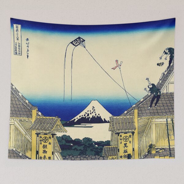 Item preview, Mitsui Shop on Suruga Street in Edo - Katsushika Hokusai - 1831 designed and sold by CJET.