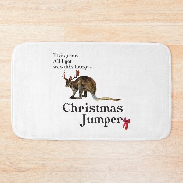 Item preview, Lousy Jumper Kangaroo, red nosed Roo! Merry Christmas! designed and sold by sharasaur.