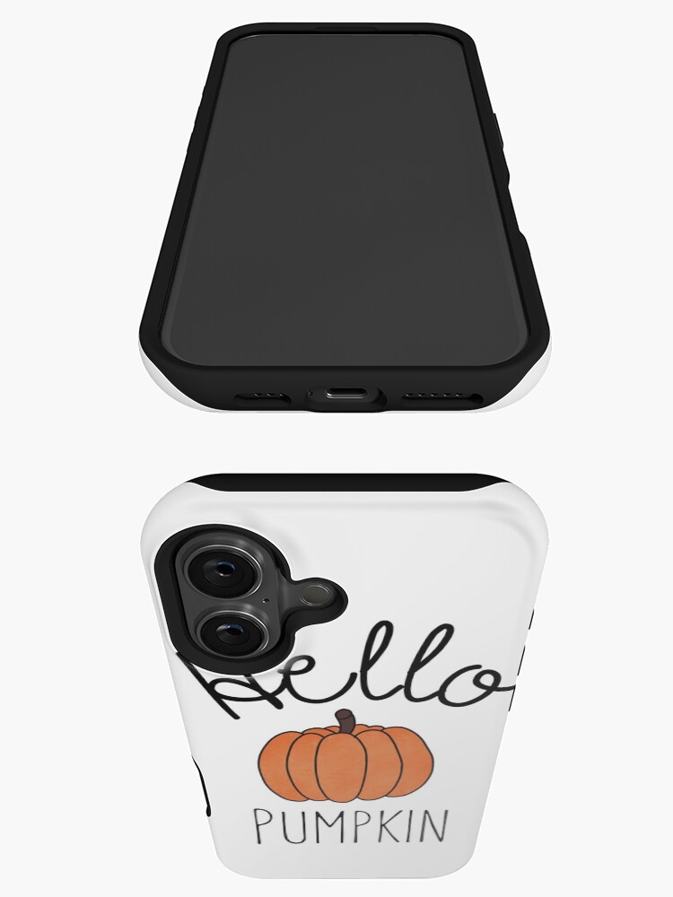 Thumbnail 3 of 4, iPhone Case, Hello Pumpkin Pumpkin Art and Typograpghy designed and sold by Dollfacedesign.