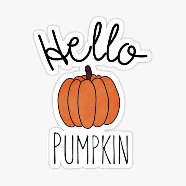 Item preview, Hello Pumpkin Pumpkin Art and Typograpghy designed and sold by Dollfacedesign.