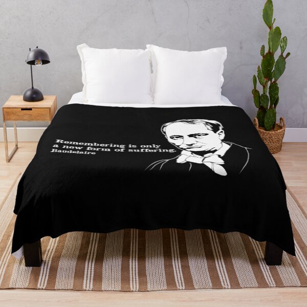 Item preview, Remembering French Poet Charles Baudelaire Quote print designed and sold by jakehughes2015.