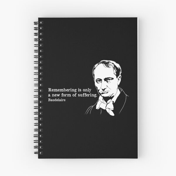 Item preview, Remembering French Poet Charles Baudelaire Quote print designed and sold by jakehughes2015.