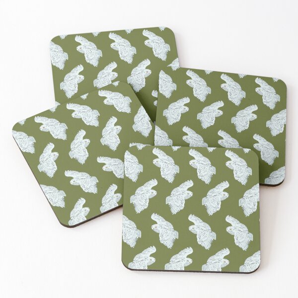 Item preview, Snowy Owl Pattern designed and sold by Mypeacefulwild.