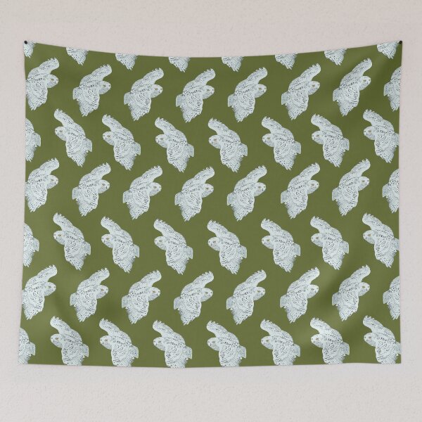 Item preview, Snowy Owl Pattern designed and sold by Mypeacefulwild.