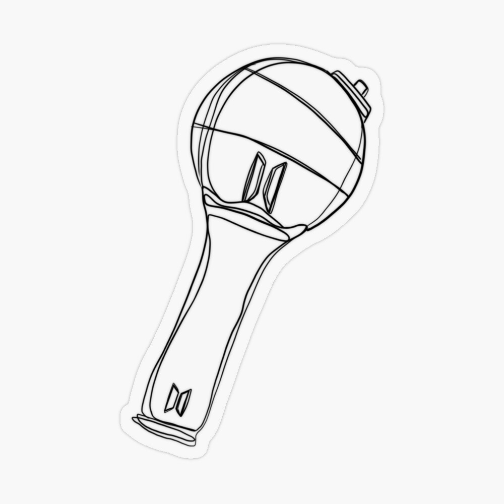 BTS light stick Sticker – mikiwilo
