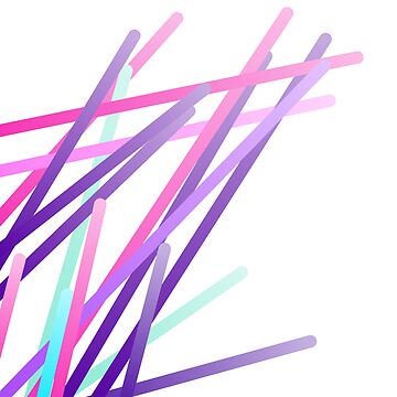 Artwork thumbnail, Idyllic Finale (pinks, purples and greens) by Ana Ulin