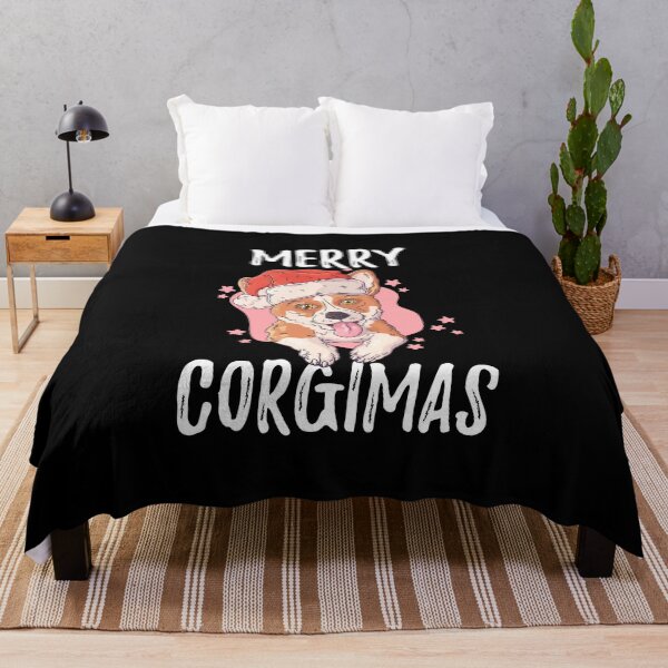 Artikelvorschau, Frohe Corgimas Pembroke Welsh Corgi Lustiges Weihnachtswortspiel entworfen und verkauft von CrystalCrush.