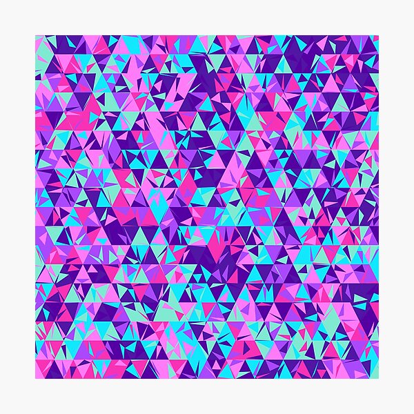 Dulled Air Ioniser (purples, pinks and greens) Photographic Print