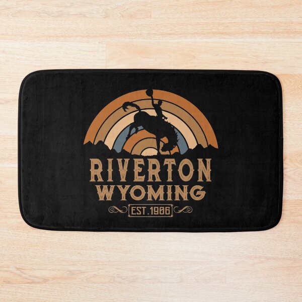 Item preview, Riverton, Wyoming Retro Wild West Cowboy designed and sold by NoBonesLife.