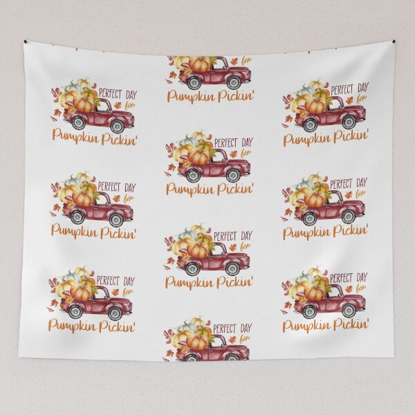 Item preview, Perfect Day for Pumpkin Pickin’ designed and sold by PawsitiveMum.