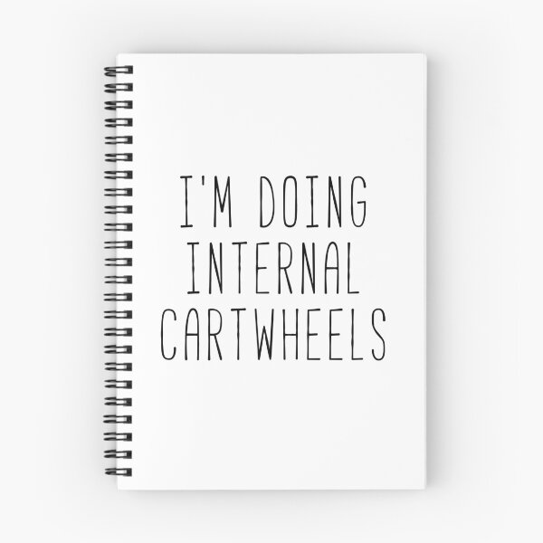Item preview, Quote I’m Doing Internal Cartwheels designed and sold by Sunny Collections.