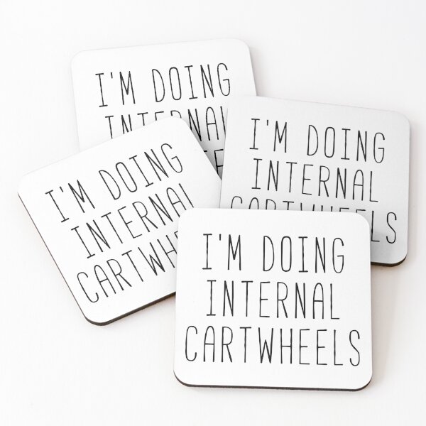 Item preview, Quote I’m Doing Internal Cartwheels designed and sold by Sunny Collections.