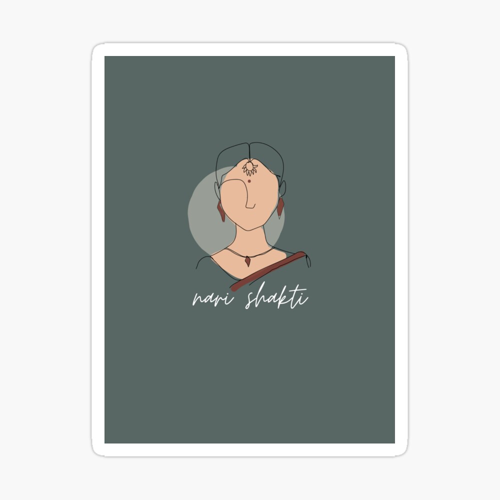 nari shakti  Sticker for Sale by Project Stree  Redbubble