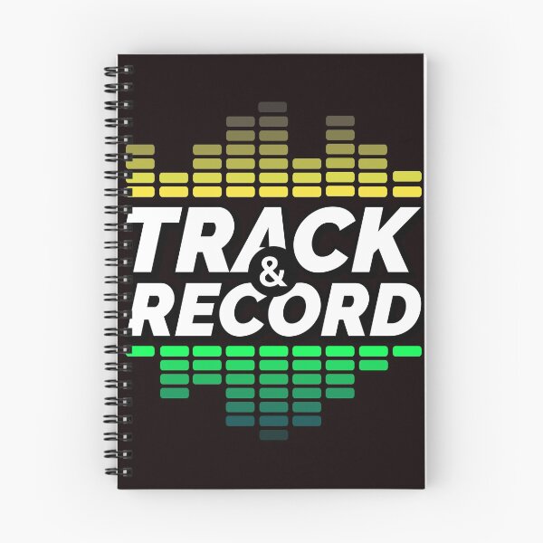 Item preview, TRACK & Record  Graphic Design  designed and sold by BLAKVERSE DESIGNS.