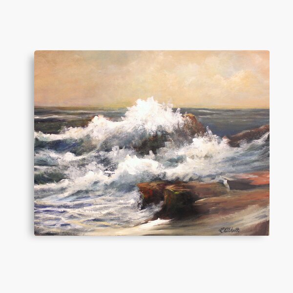 "Polishing the Edges" Metal Print