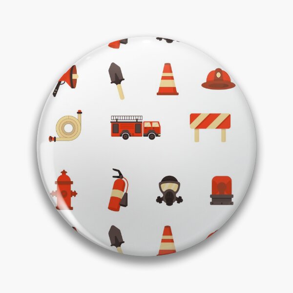 Item preview, Firefighter icons designed and sold by girlsgetgadgets.