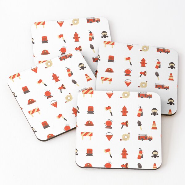 Item preview, Firefighter icons designed and sold by girlsgetgadgets.