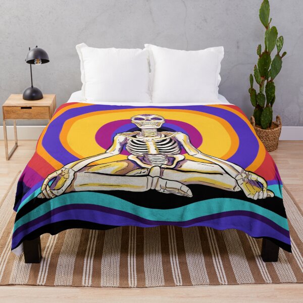 Item preview, Yoga Third Eye Skeleton designed and sold by MadVonD.