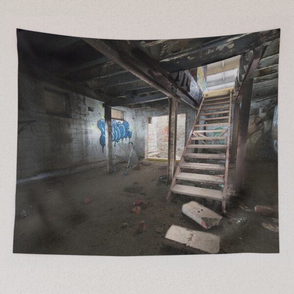 Item preview, Abandoned industrial basement feels like a horror movie. designed and sold by shaynetwright.