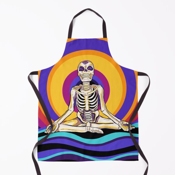 Item preview, Yoga Third Eye Skeleton designed and sold by MadVonD.