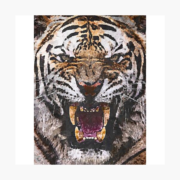 Item preview, Angry tiger designed and sold by Rina Rosmayani.