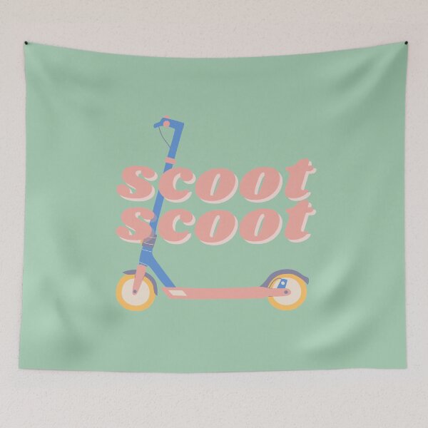 Item preview, Scoot Scoot Feminine Escooter Design designed and sold by quiet-charm.