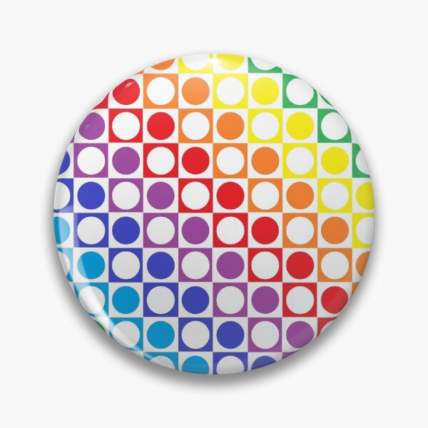 Item preview, Rainbow and White Squares and Polka Dots  designed and sold by lornakay.